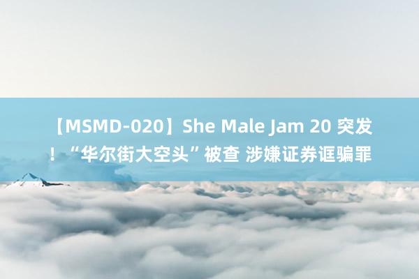 【MSMD-020】She Male Jam 20 突发！“华尔街大空头”被查 涉嫌证券诓骗罪