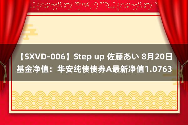 【SXVD-006】Step up 佐藤あい 8月20日基金净值：华安纯债债券A最新净值1.0763