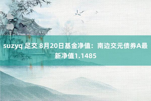 suzyq 足交 8月20日基金净值：南边交元债券A最新净值1.1485