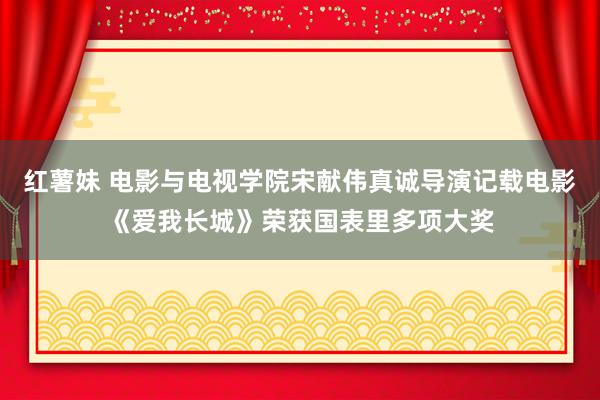 红薯妹 电影与电视学院宋献伟真诚导演记载电影《爱我长城》荣获国表里多项大奖